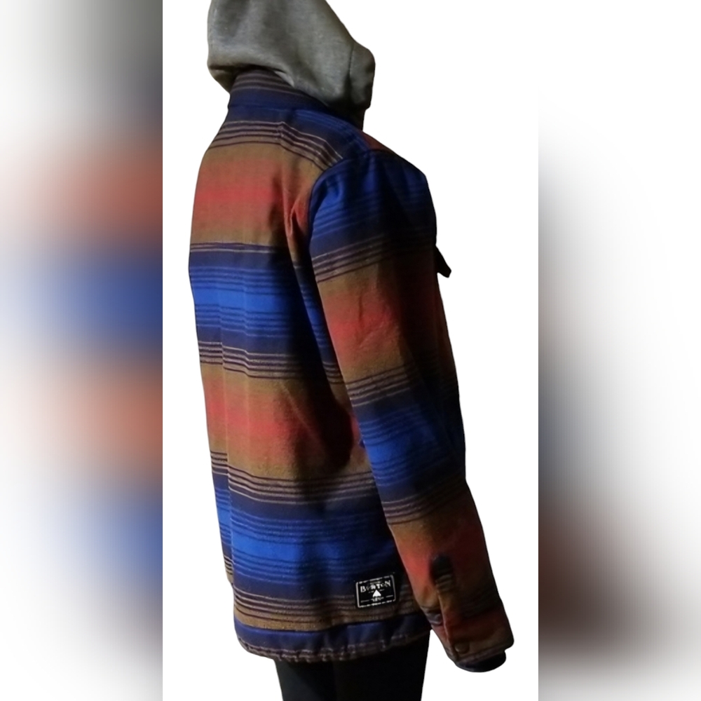 Burton Dryride Men's Unisex Ski Winter Jacket / Sz S / Multicolour Orange, blue - Picture 4 of 17